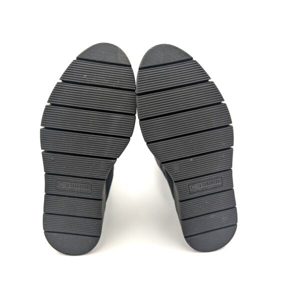 La Canadienne Knit Jared Platform Bootie Women's Black Size US11M EU42 - Picture 14 of 14
